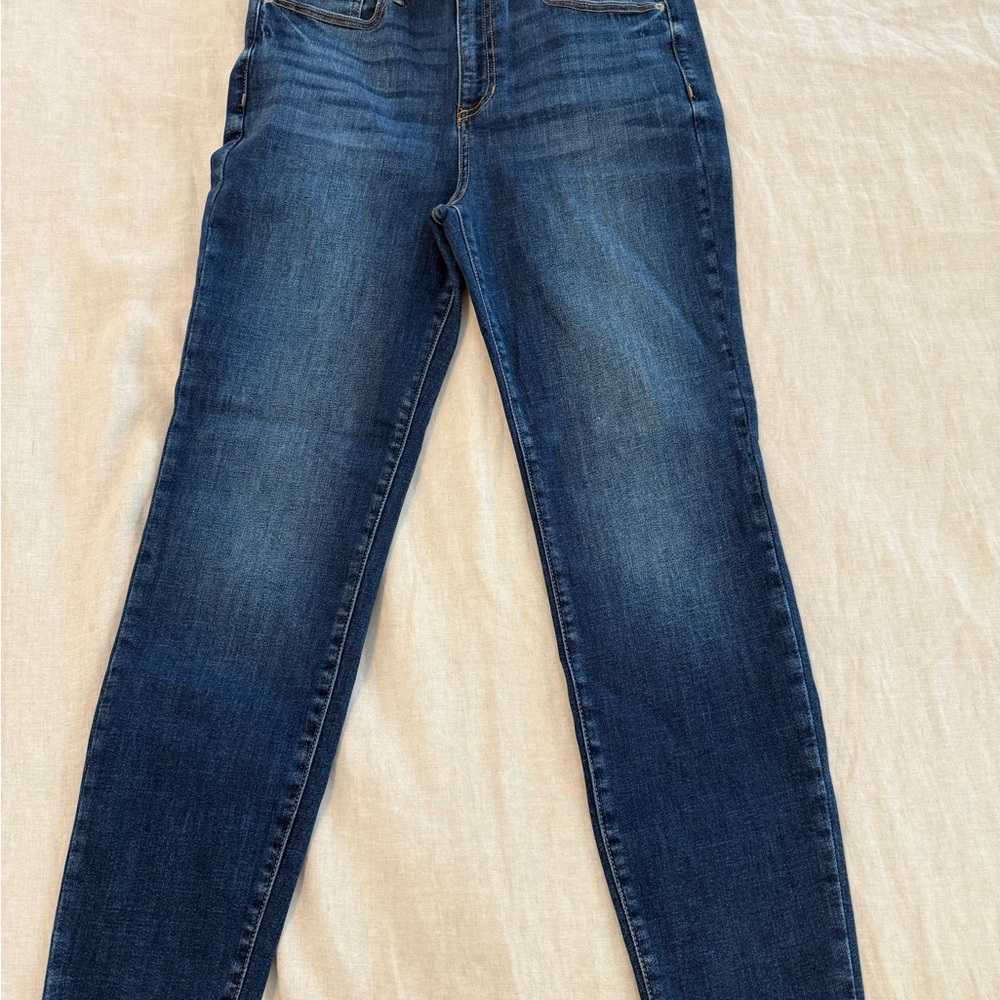 NWT VICI Sneak Peek High-Rise Dark Blue Skinny Jeans - Picture 5 of 5